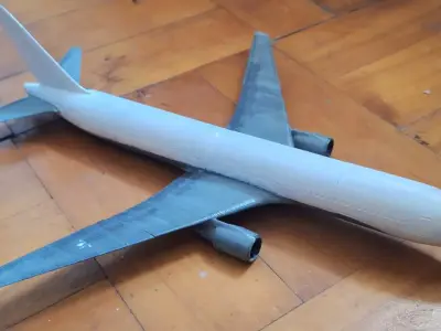 3D Print Boeing 767-300 3D print model