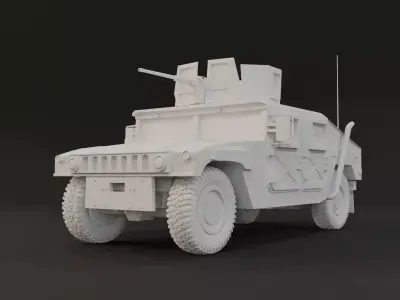 Humvee US 3D model