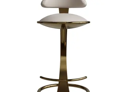 Industrial bar stool  3D model