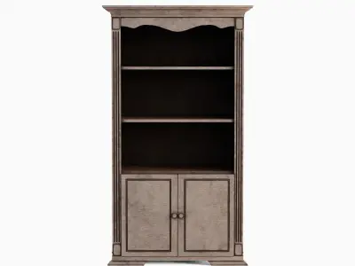 Antique Cupboard 04 Low-poly 3D model
