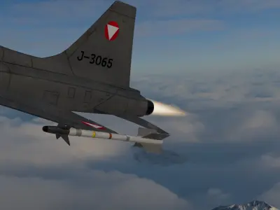 Air-to-Air Missile Pack 3D model