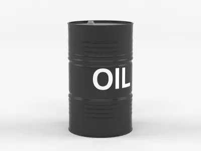 Oil Barrel 3D model 4