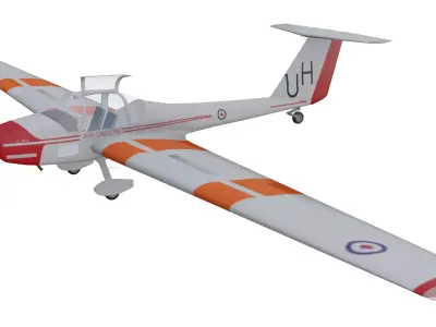Grob G 109 Low-poly 3D model