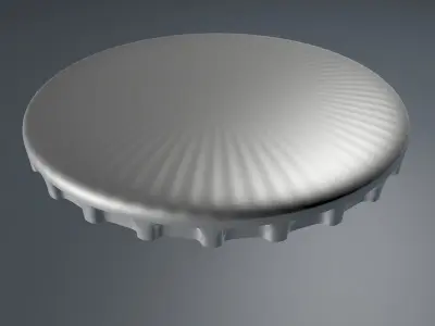 Soda Bottle top 3D model
