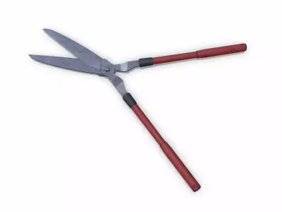 Gardening Scissors Low-poly PBR Low-poly 3D model