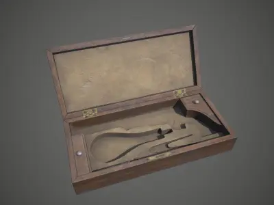 Gun Box COLT WALKER MODEL 1847 3D model