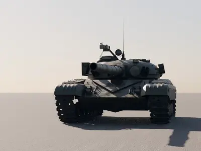 T-64 Main Battle Tank 3D model purchase
