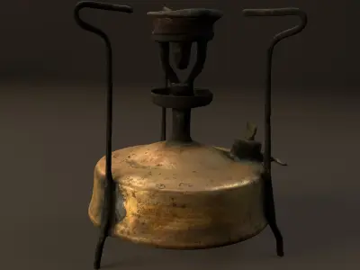 Antique Kerosene Stove - Photogrammetry 3D model