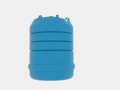 Carbery 5000 Water Tank Low-poly 3D model