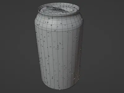 Photorealistic Fanta Can Free 3D model