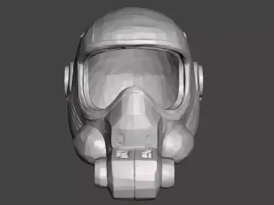 AREA-51 HAZMAT UNIT DELTA HELMET 3D print model