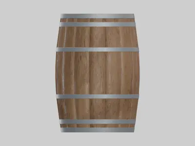 Medium Toasted Bourbon Barrel 3D model