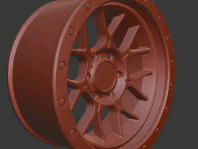 Wheel based on Falcon OffRoad  Titan TX 3D model