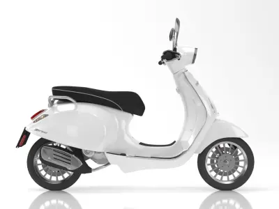 Vespa Sprint White 3D model