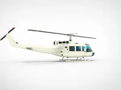 Bell UH-1 Iroquois 3D model