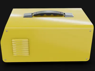 Battery 06 Low-poly 3D model