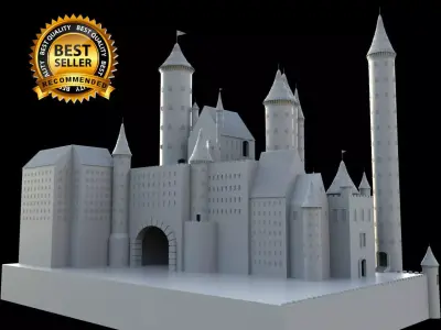 Medieval castle 3D model order