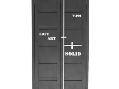 Sea Container Wardrobe 3D model