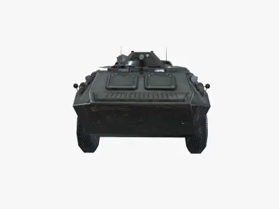 BTR 70 Low-poly 3D model