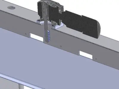 Guillotine heavy duty 3D model