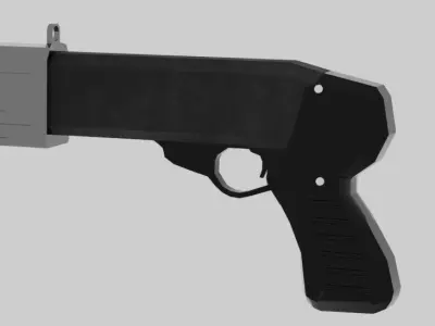 MidPoly Franchi SPAS 12 Low-poly 3D model