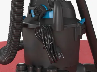  Construction-Grade Utility Vacuum on Carpet 