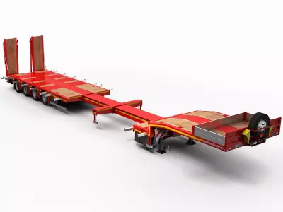 Platform Trailer 3D model