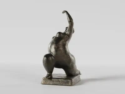 Dancer Sculpture 3D model