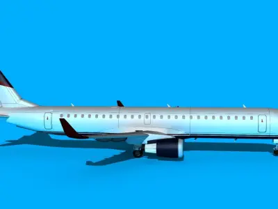 Embraer Emb-190 Cobham 2 3D model