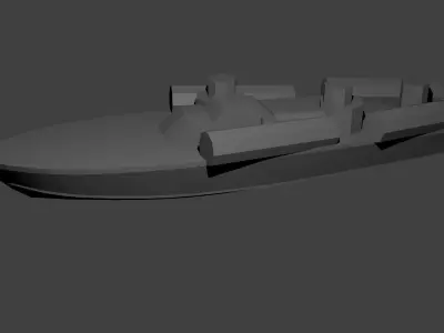 US Elco 80ft PT Boat Free 3D print model