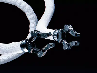 Octopod - Deep Space Constructor Scifi Machine 3D model