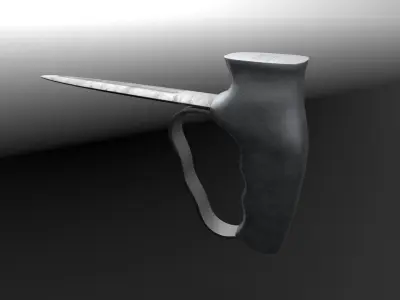 British WWI Robbins of Dudley Push Dagger  Low-poly 3D model