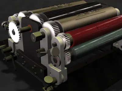 Print Module - 2 Colors 3D model