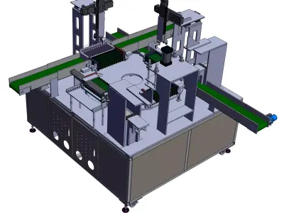 Battery testing equipment 3D model
