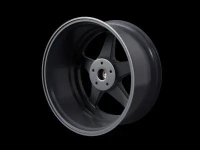 HRE 305 GT Low-poly 3D model
