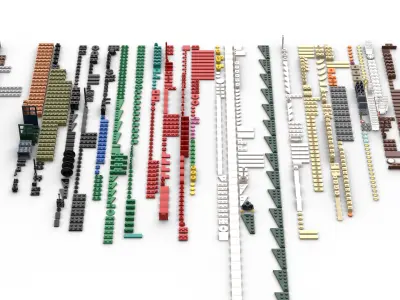 TwindBricks3D - 10308 Holiday Main Street 3D print model purchase