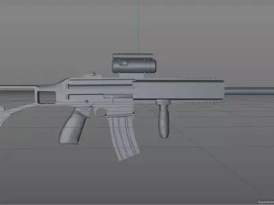 HK 416 Free 3D model