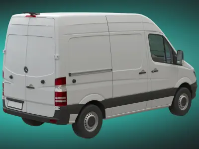Mercedes-Benz Sprinter 2015 Panel Van L1H2 3D model