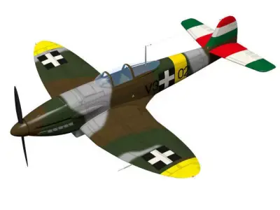 Heinkel He112 B-1 3D model purchase