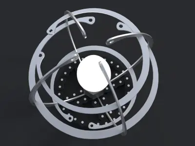 Industrial lamp  3D model