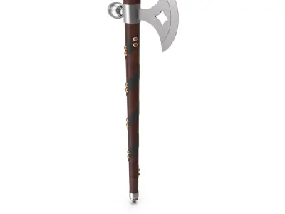 Battle Axe Tomahawk 3D model