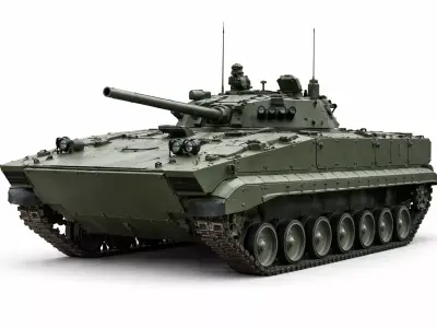 BMP 3 Infantry Fighting Vehicle Military IFV 3D model