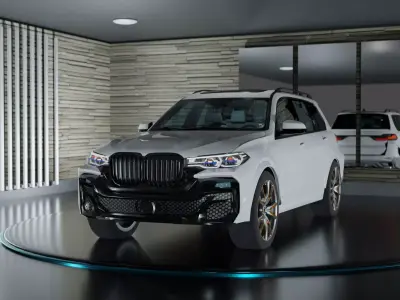 Realistic Car Unreal Engine Game Ready 3D model