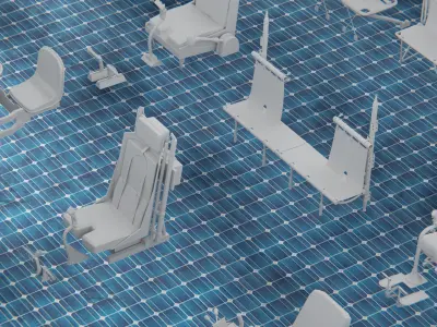 Seat  Chair  Pack Kitbash 3D model