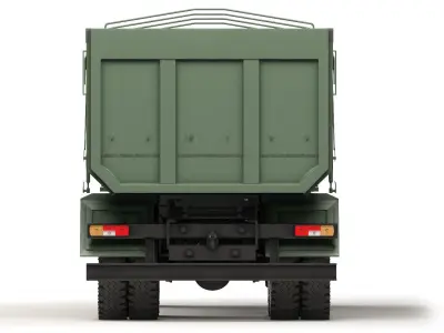 KrAZ 6230C4 tipper 2010 3D model