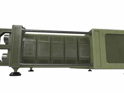 Radio military 3 3D model