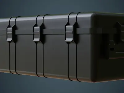 Military Case 4A Low-poly 3D model