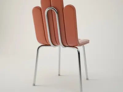 Leather Chair 3D model