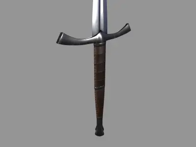 Sword Low-poly 3D model 25