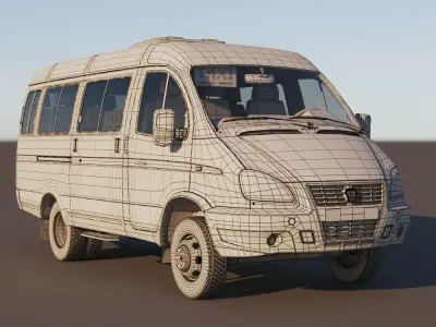 Gazelle 2705 Commuter Taxi 3D model